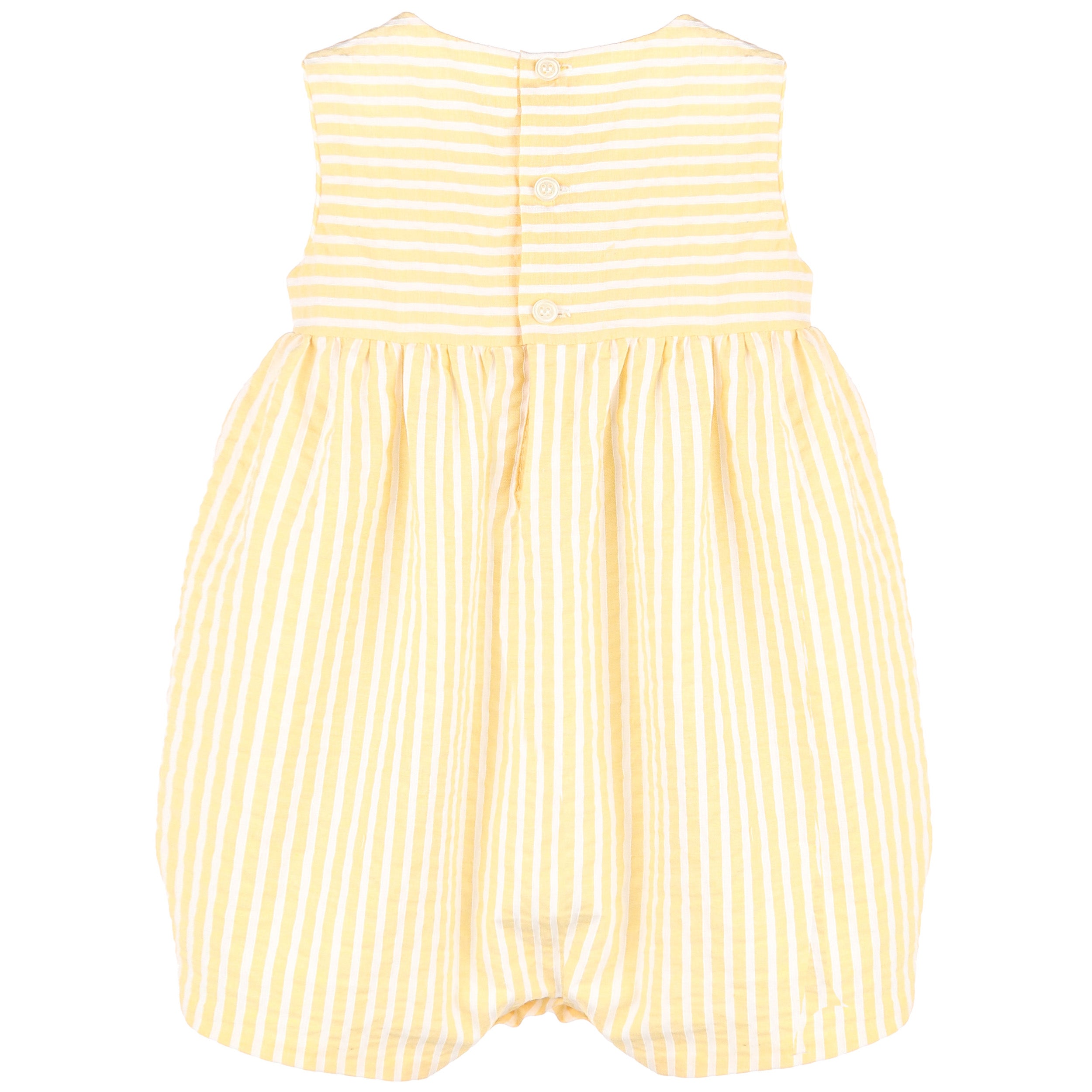 Yellow Sunny Stripe Overall