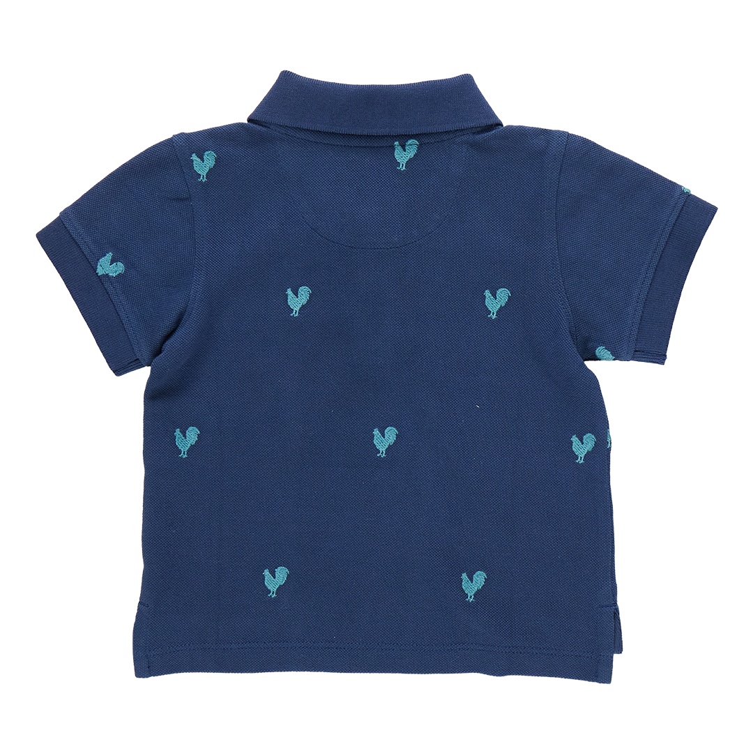 Boys Alec Shirt - Rooster Embroidery