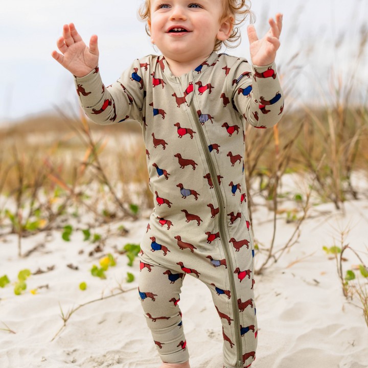 Baby Bamboo Romper - Sweater Dogs