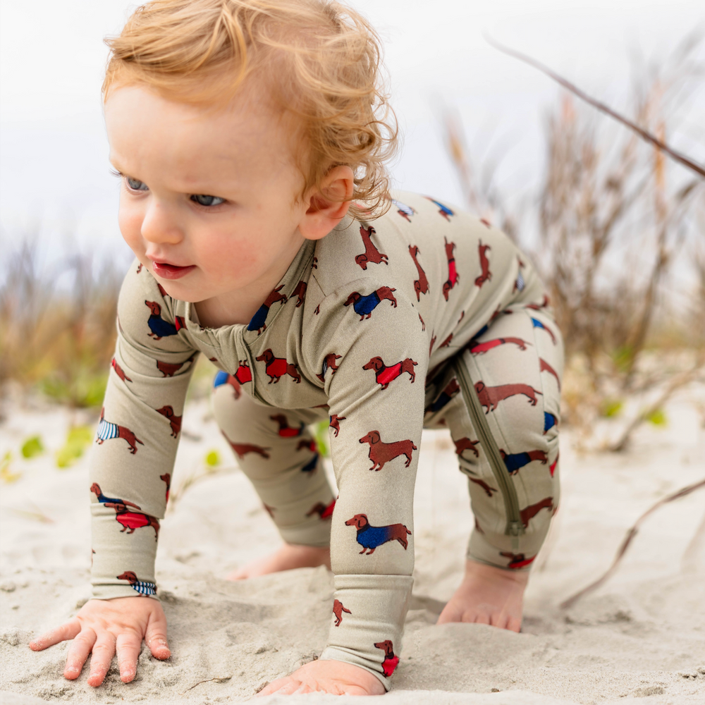 Baby Bamboo Romper - Sweater Dogs