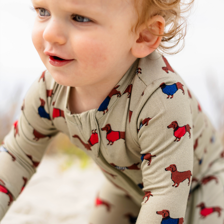 Baby Bamboo Romper - Sweater Dogs