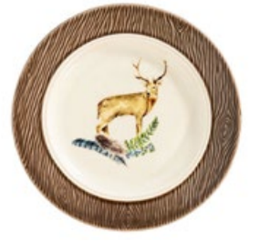 Forest Walk Stag Cocktail/Side Plate