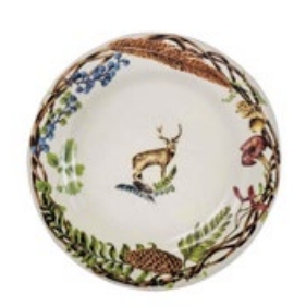 Forest Walk Stag Dessert/Salad Plate