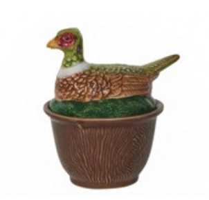 Forest Walk Pheasant Bowl with Lid - Multi