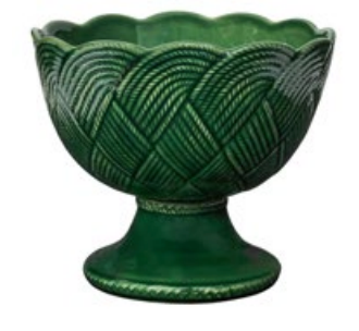 Le Panier Mystic Knot Footed Bowl - Basil