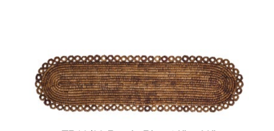 Rustic Ring 16" x 60" Table Runner - Natural