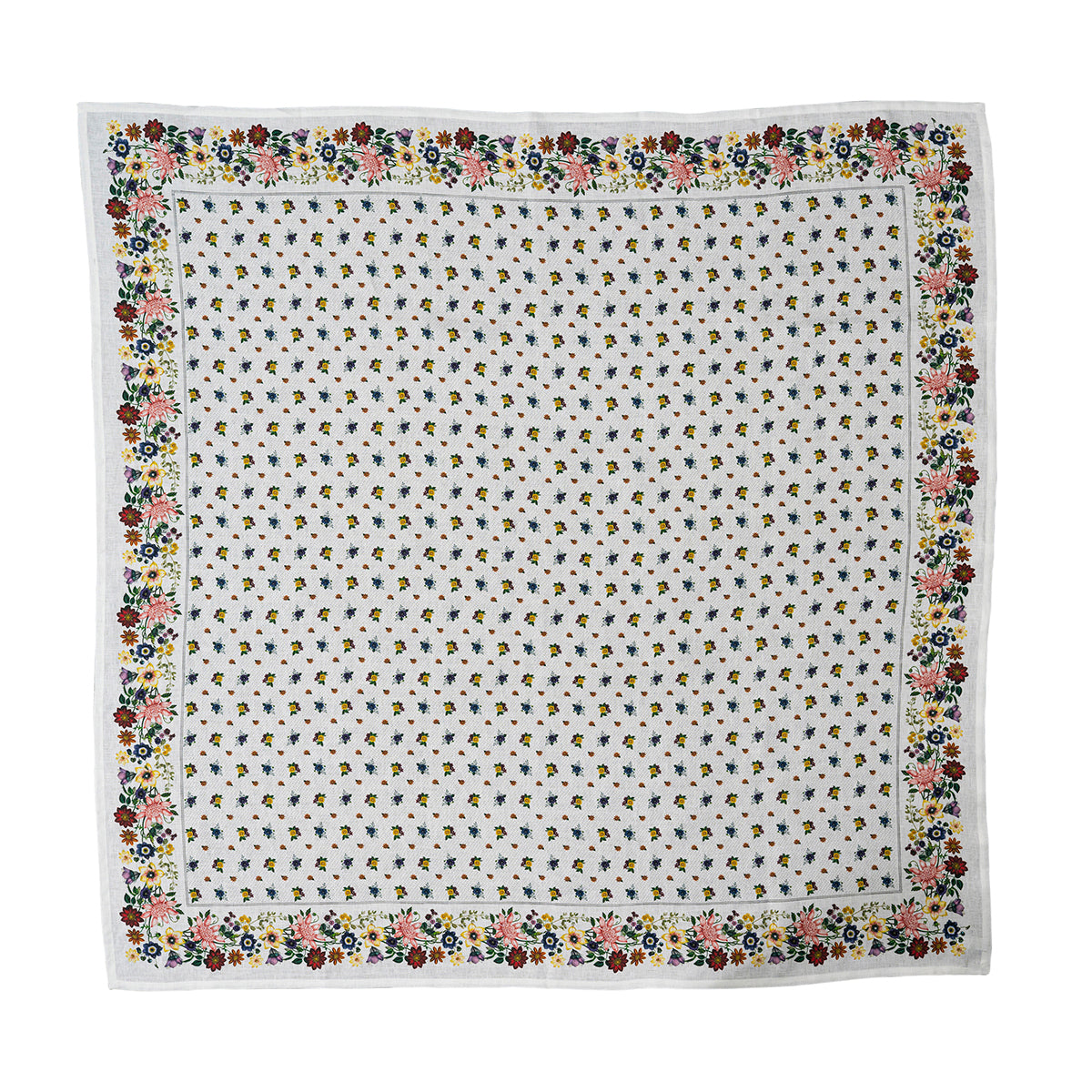 Mirabelle Multi Linen 54" Square Tablecloth