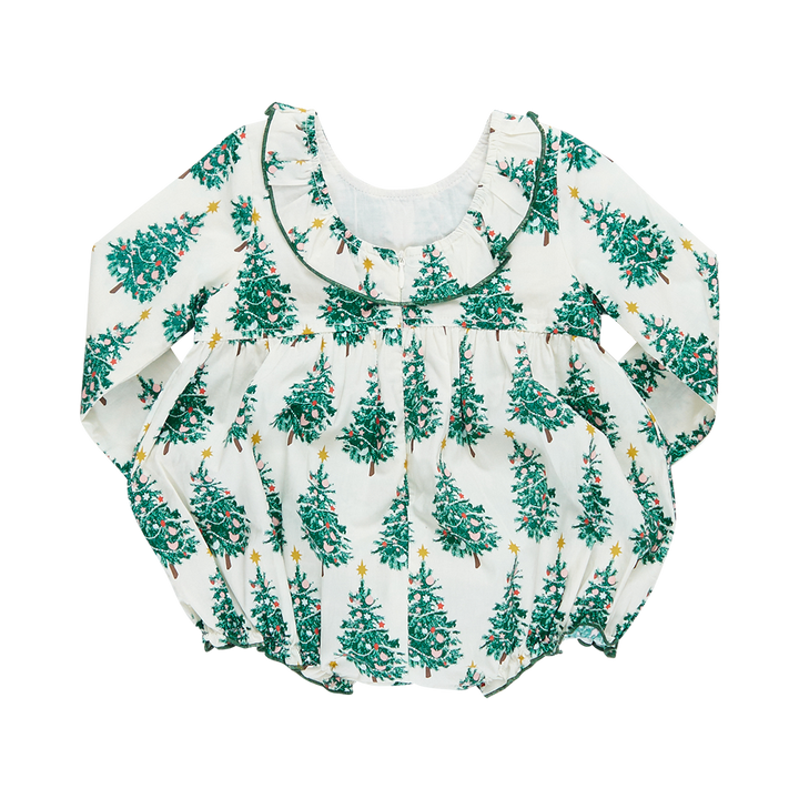 Baby Girls Princess Diana Bubble - Festive Forest