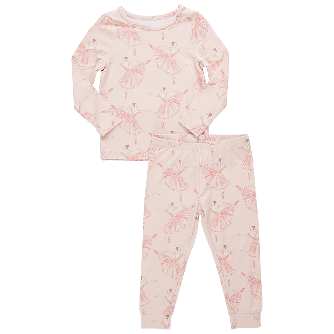Bamboo PJ Set - Cloud Pink Cherry main image 0