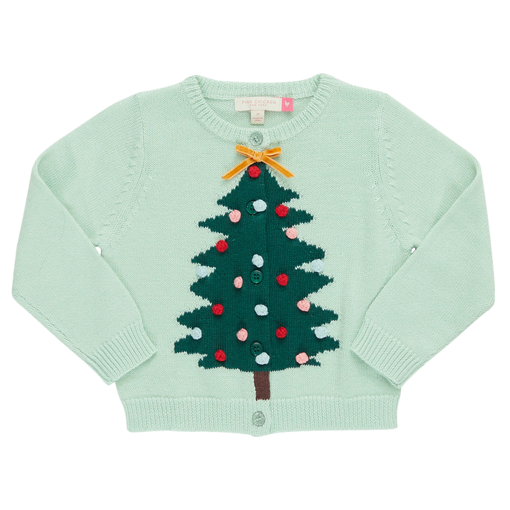 Girls Maude Sweater - Mint Tree