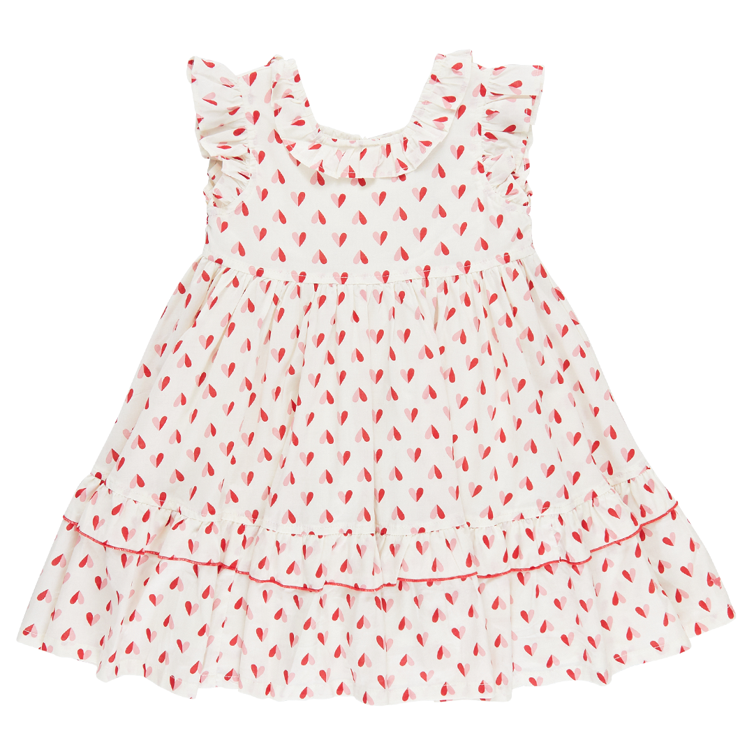 Girls Judith Dress Paper Hearts K&K's Giving Tree
