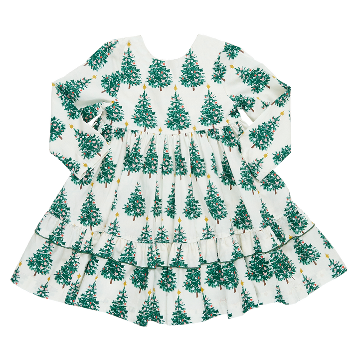 Girls Spencer Dress - Festive Forest