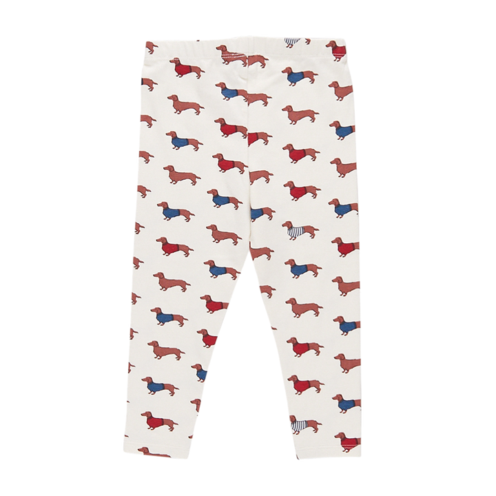 Girls Organic Legging - Sweater Dogs