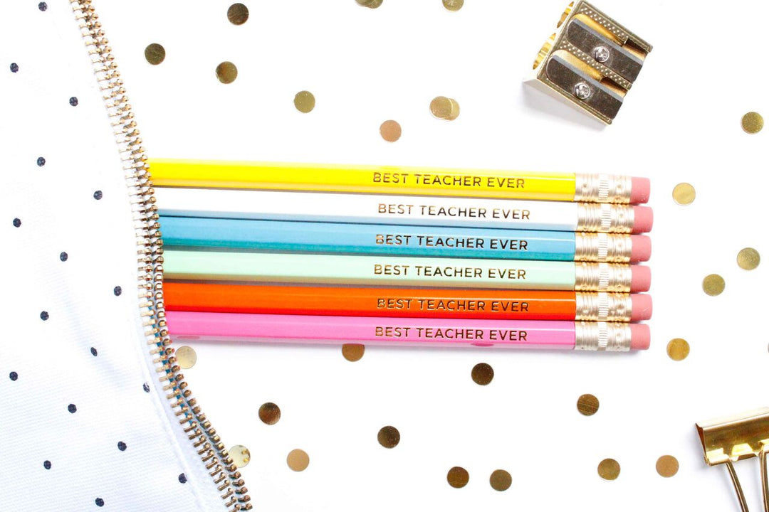 Best Teacher Ever Pencil Set