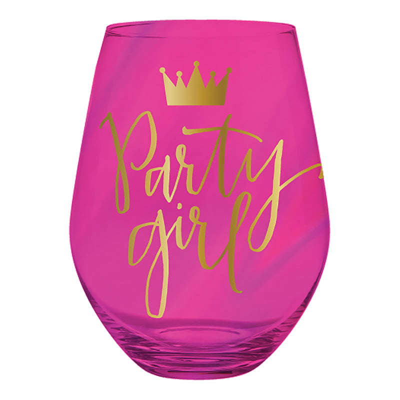Party Girl Jumbo Wine Glass