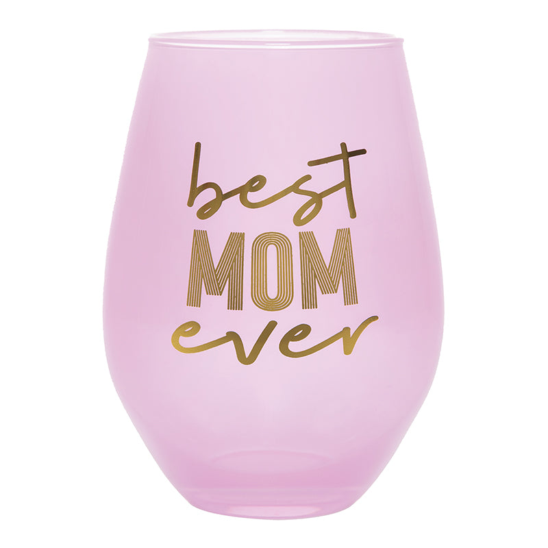 Best Mom Ever Jumbo Wine Glass