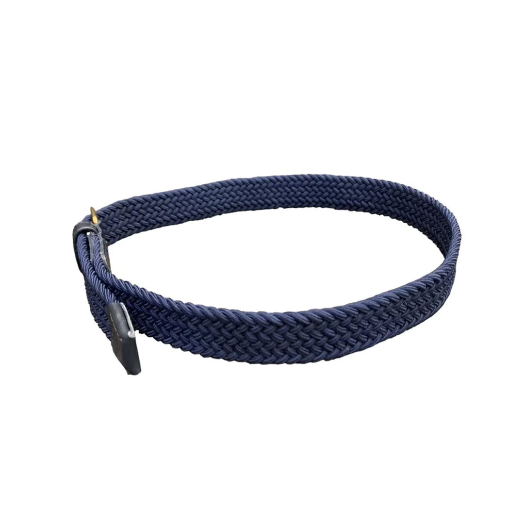Navy Braided Belt 