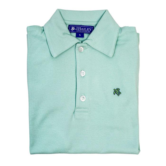 Sea Glass Short Sleeve Polo