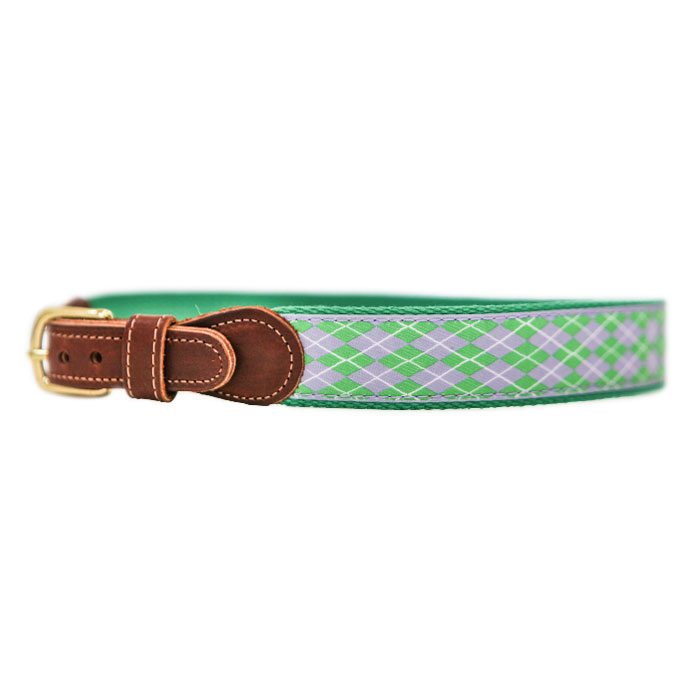 Argyle Buddy Belt - Purple/Green