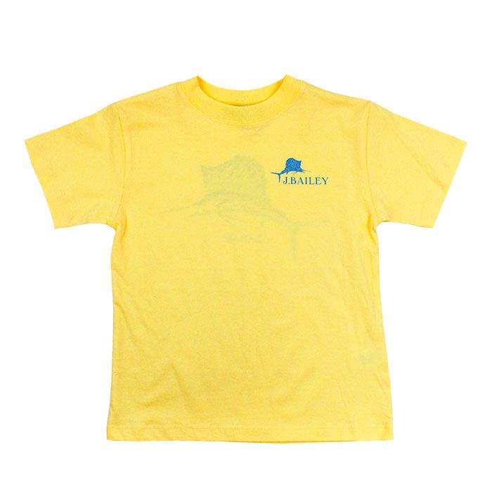 Mosaic Fish Yellow Short Sleeve T-Shirt