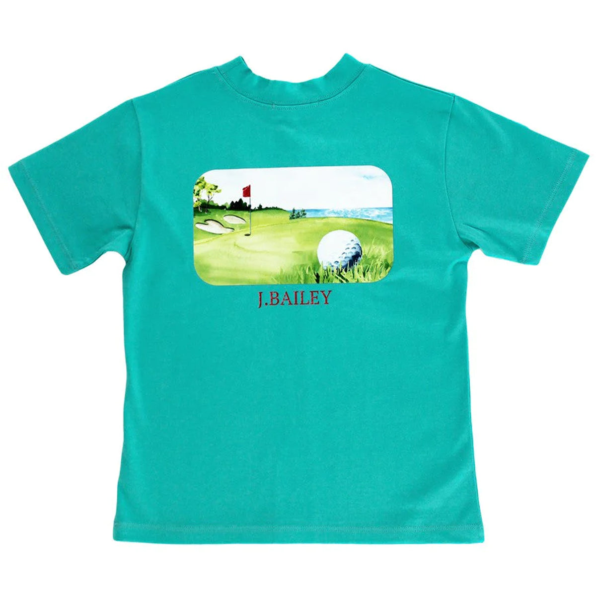 Golf on Jewel Short Sleeve Logo Tee