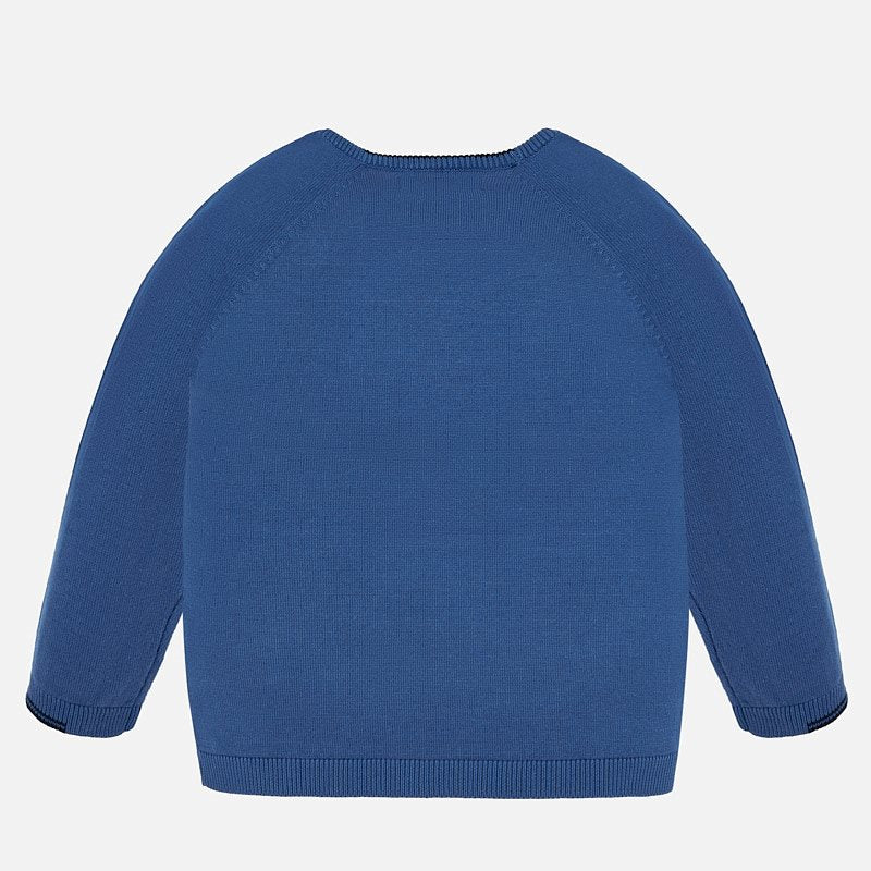 Lake Blue Long Sleeve Sweater 