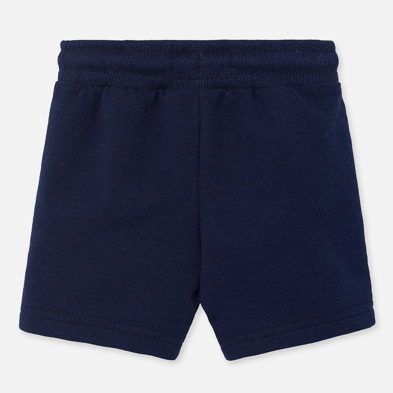 Basic Navy Fleece Shorts