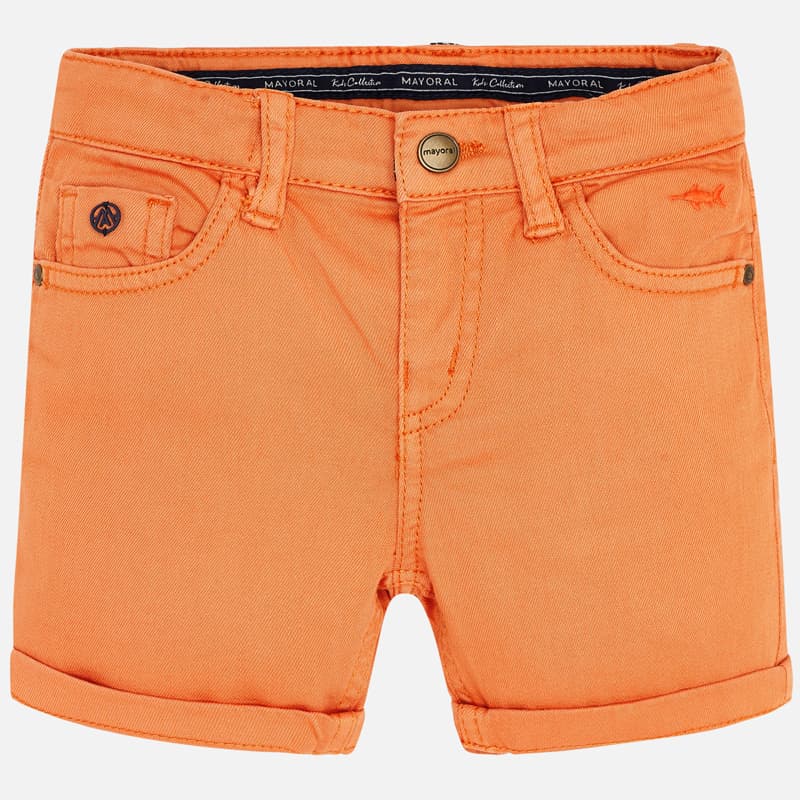Orange Bermuda Shorts