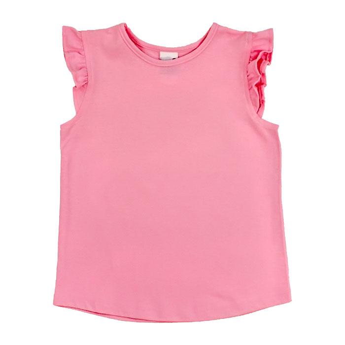 Light Pink Ruffle Sleeve Top