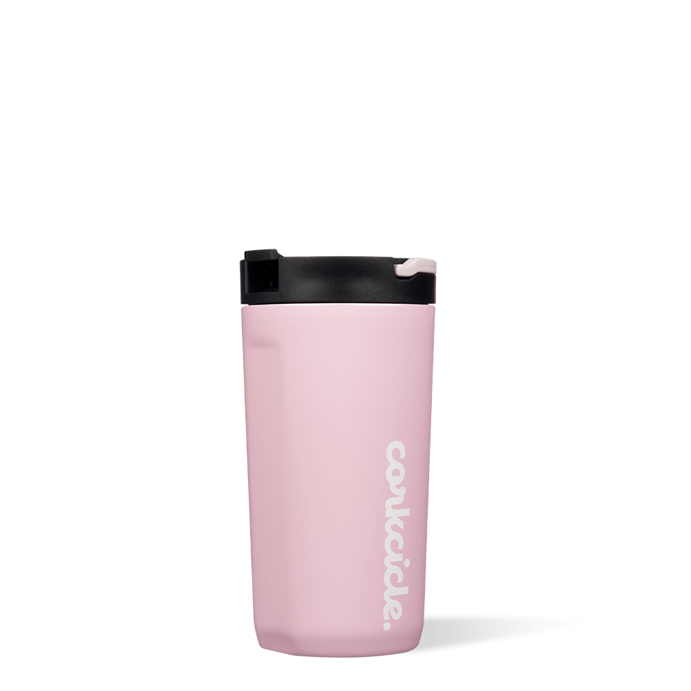 Gloss Rose Quartz 12 oz Kid's Cup With Lid & Straw