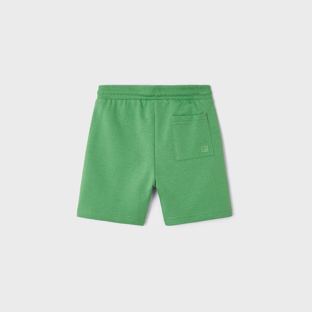 Green Basic Fleece Shorts