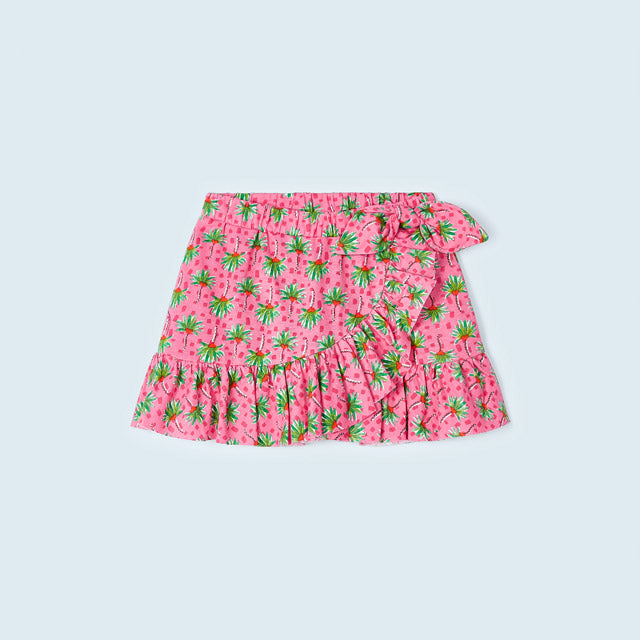 Peony Printed Knit Skirt
