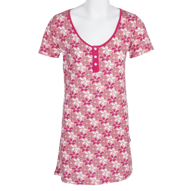 Desert Flower Short Sleeve Night Shirt