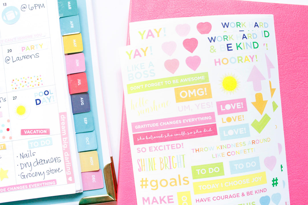 Motivational Planner Stickers