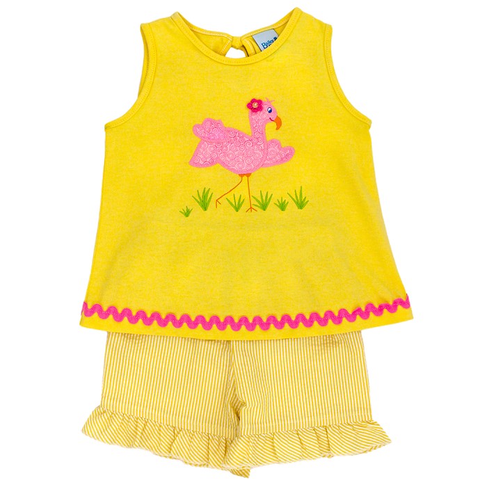 Flamingo Flo Top & Bottom Set