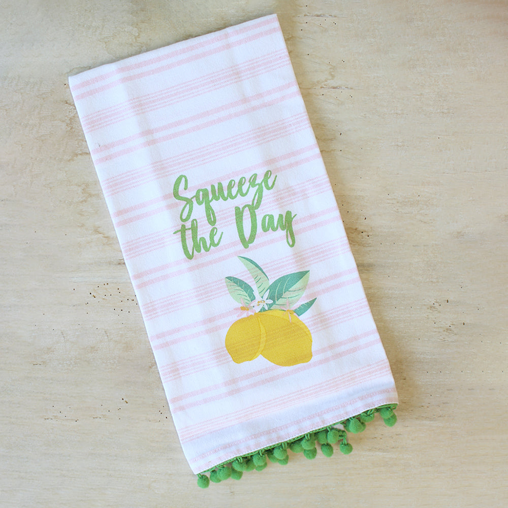 Squeeze The Day Hand Towel 