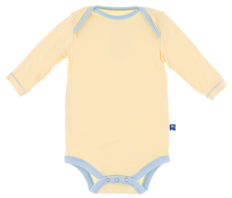 Wallaby With Pond Trim Long Sleeve One Piece