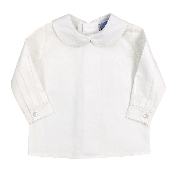 Ivory Boys Piped Shirt