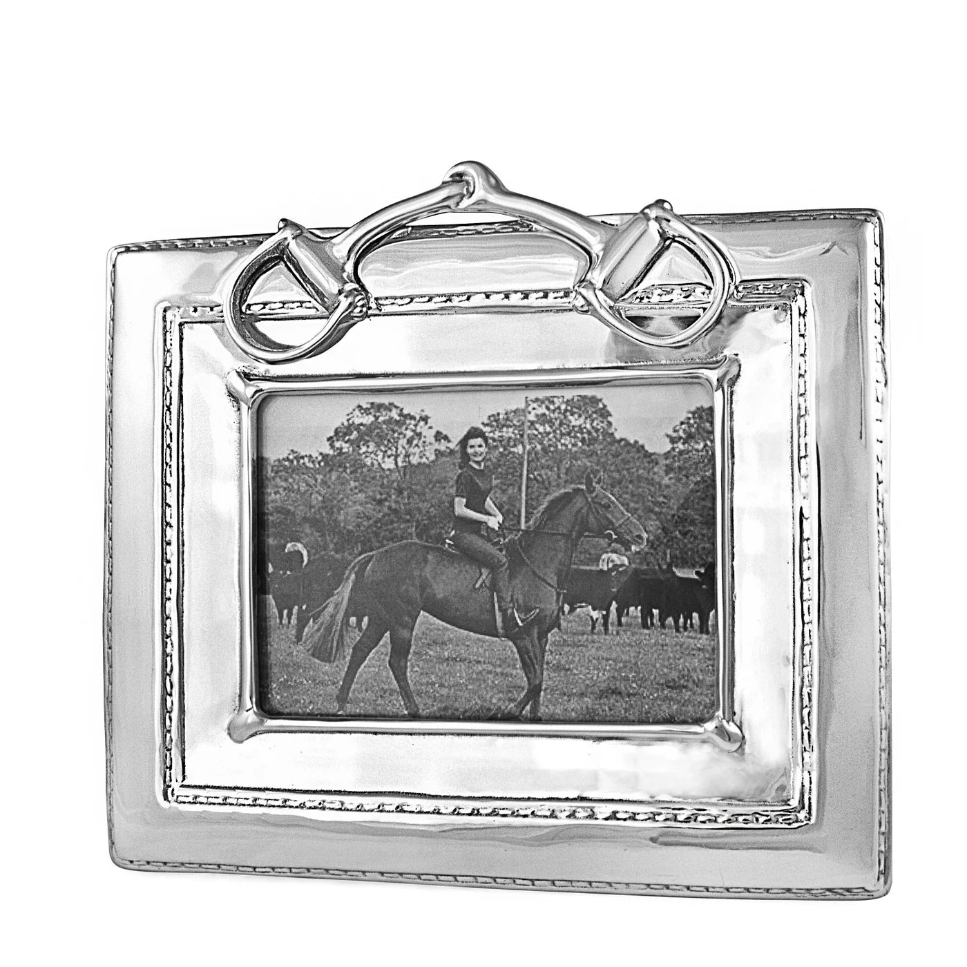 Western Equestrian Snaffle Bit 5 x 7 Frame