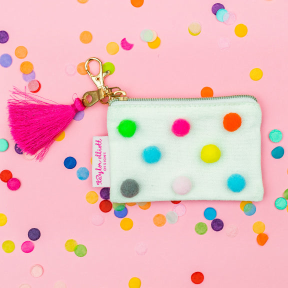 Mini Pom Pom Pouch