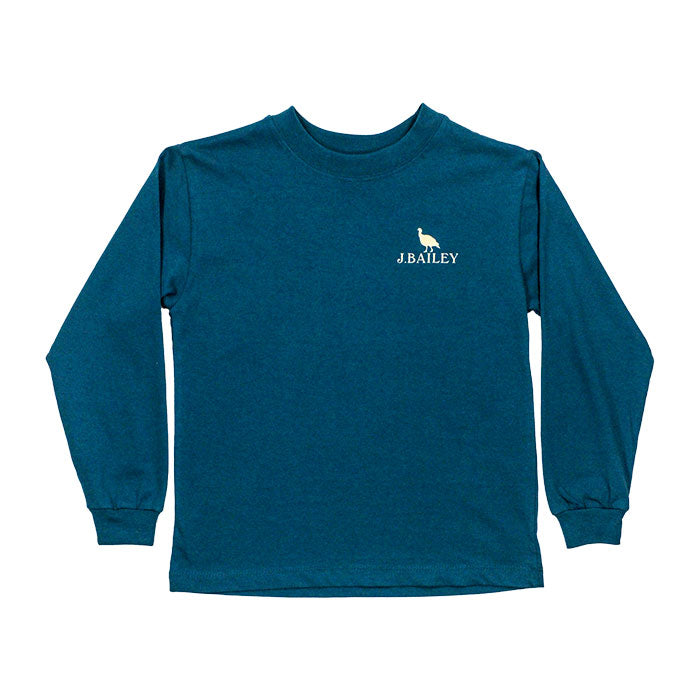 Turkey Teal Long Sleeve T-Shirt