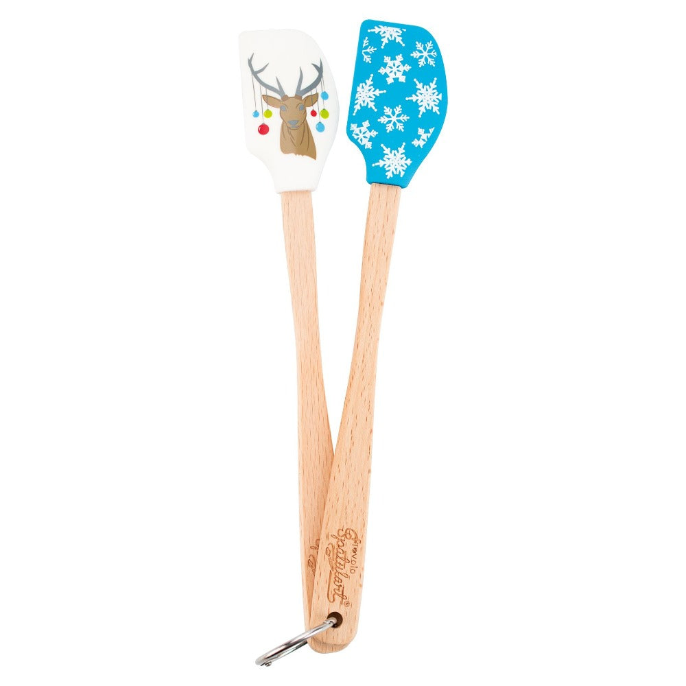 Winter Wonderland Mini Spatulas - Set of 2
