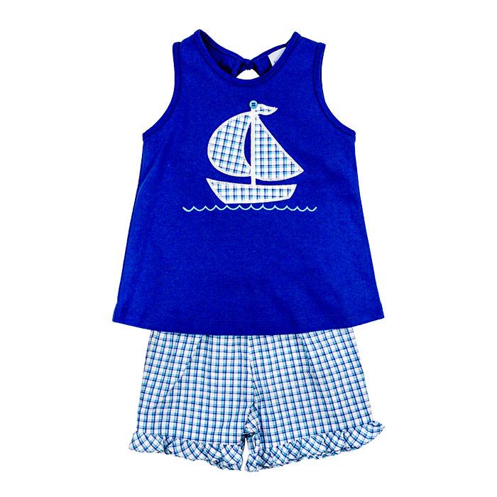 Ship Ahoy Short & Tank Top Set