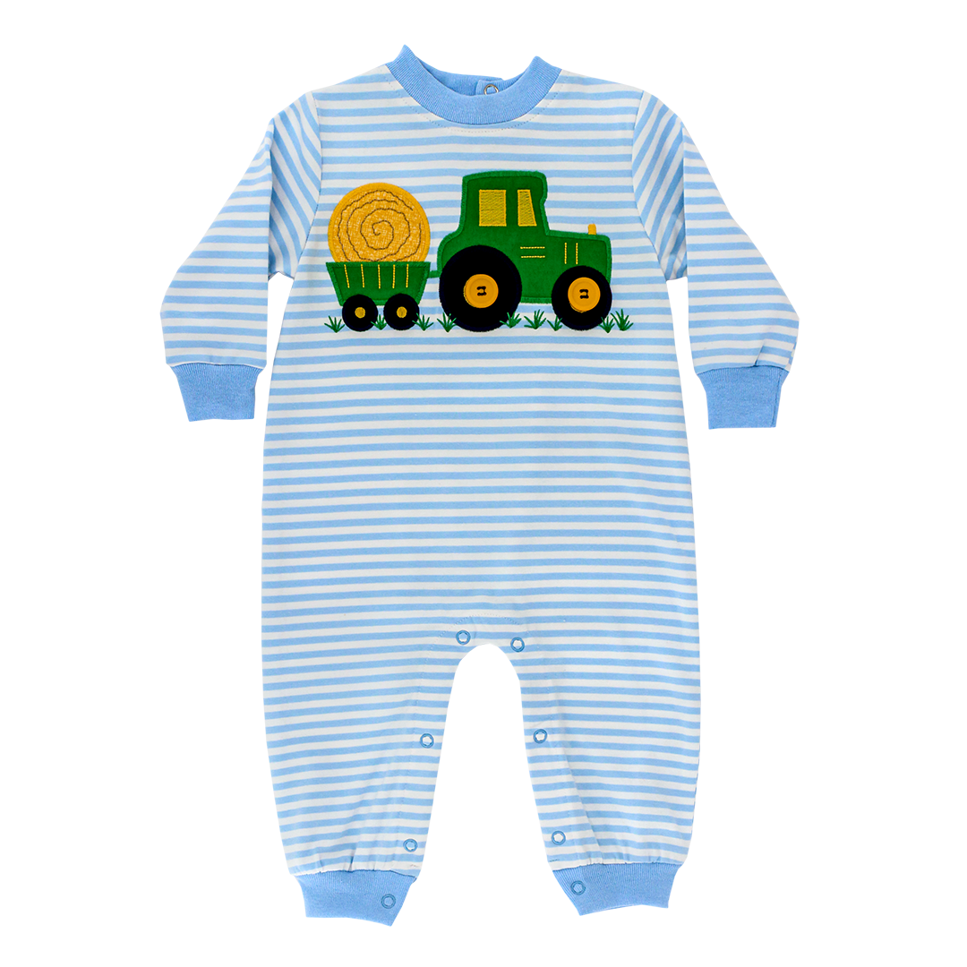 Hay Tractor Knit Romper