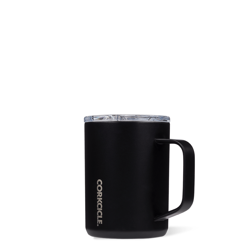 Matte Black 16 oz Coffee Mug