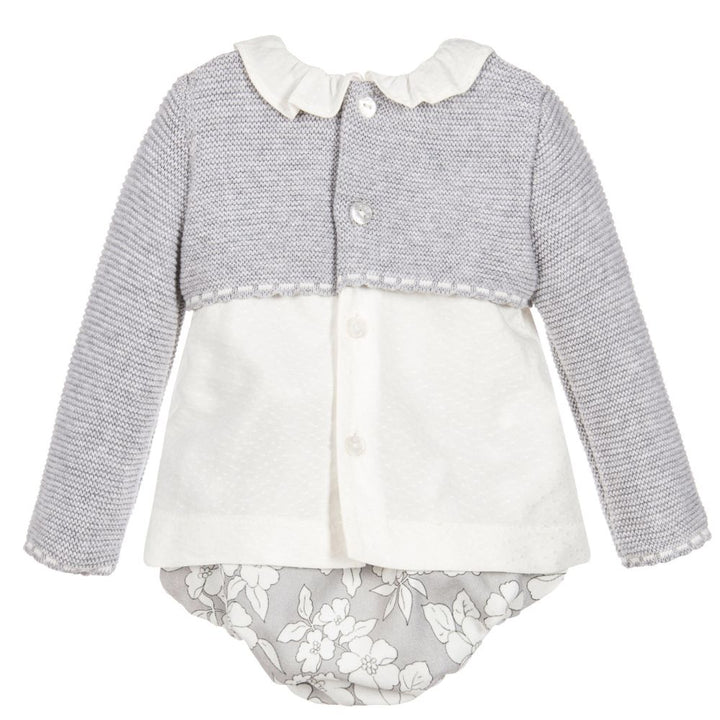 Grey Floral 3 Piece Set