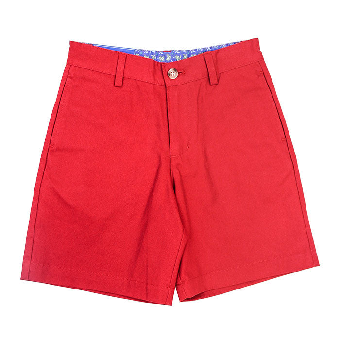 Crimson Twill Shorts