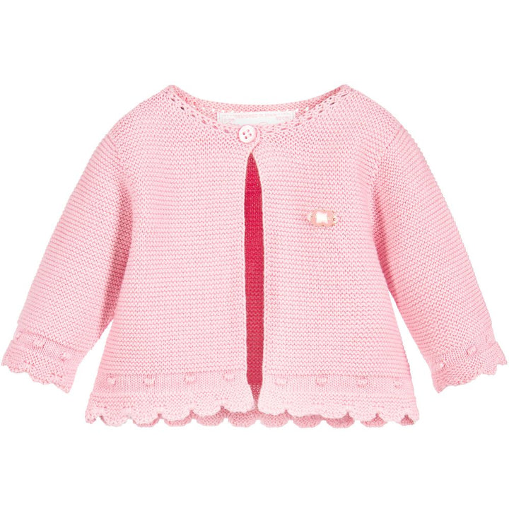 Girls Pink Cardigan