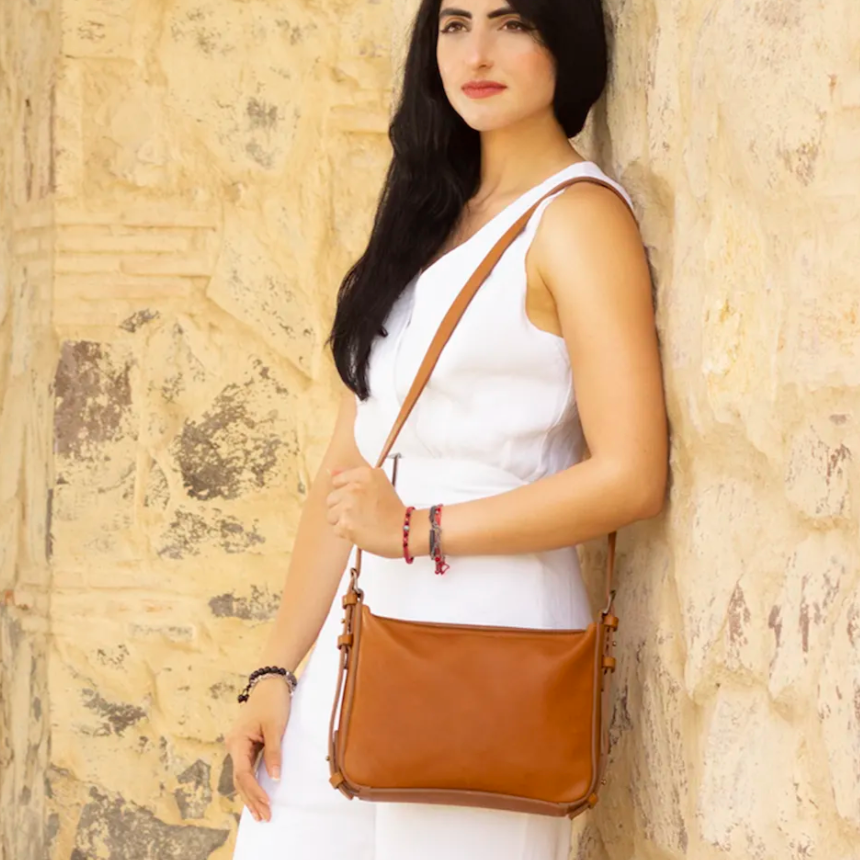 Ellington Leather Crossbody Purse