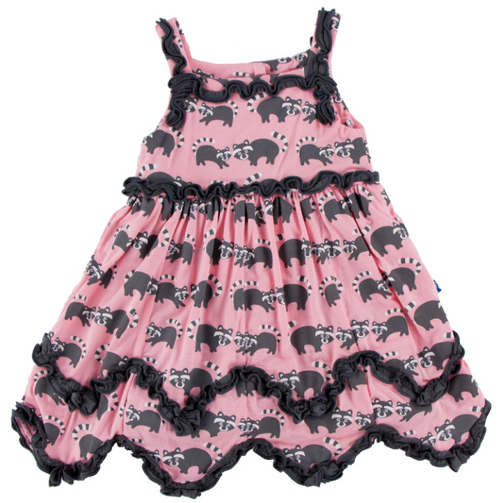 Lotus Raccoon Ruffle Tank Dress with Bloomer